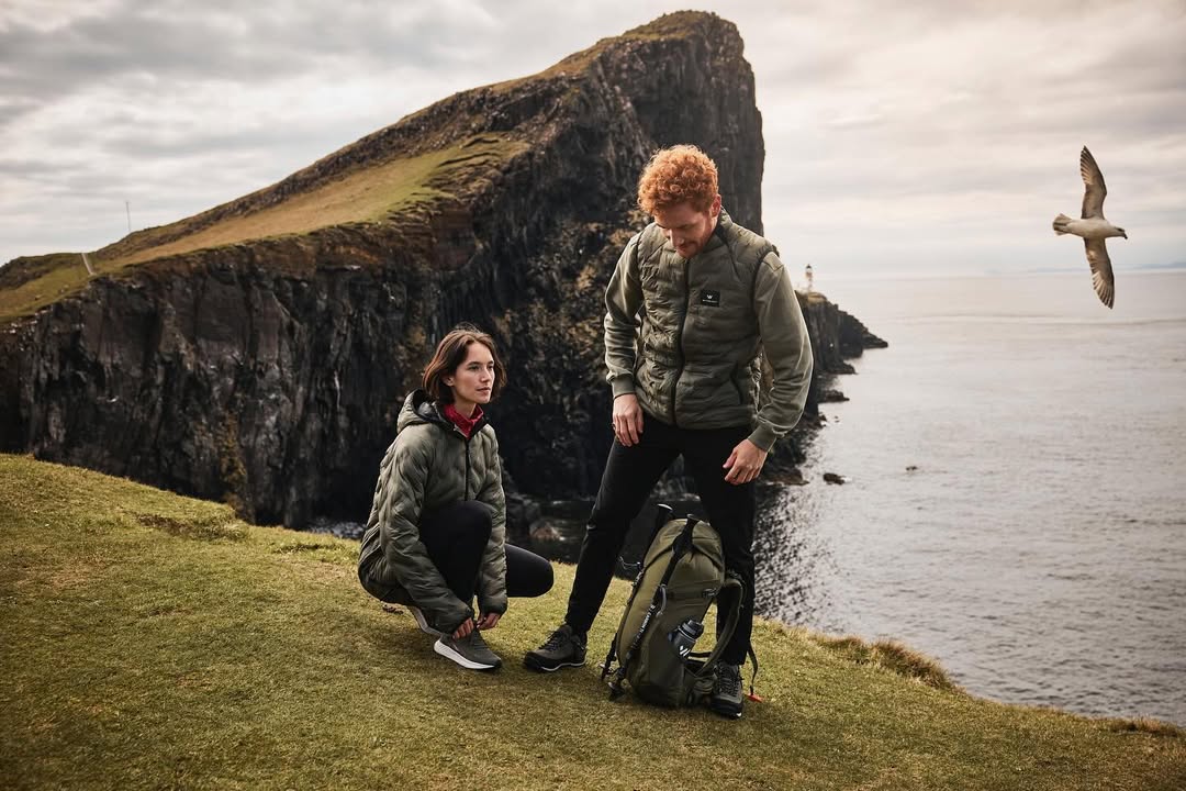 Sports 2000 Isle of Skye fashion campaign — adventure wear by Highland loch