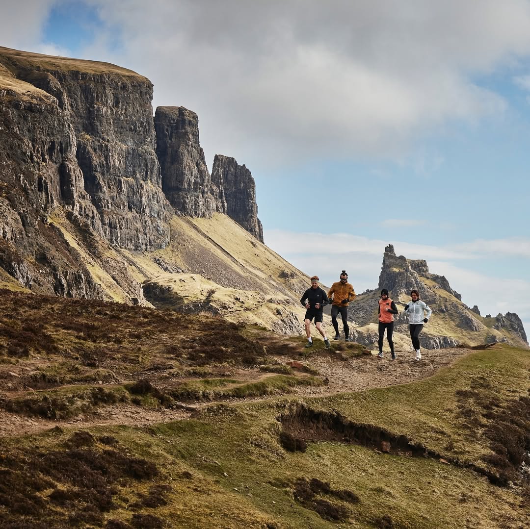 Sports 2000 Isle of Skye fashion campaign — athletes in Highland landscape